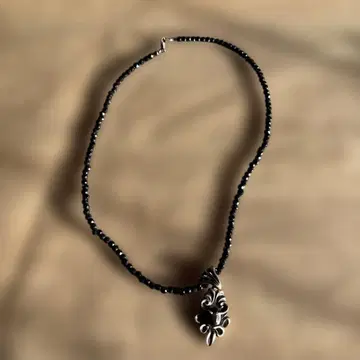 비즈 실버 펜던트 목걸이 925