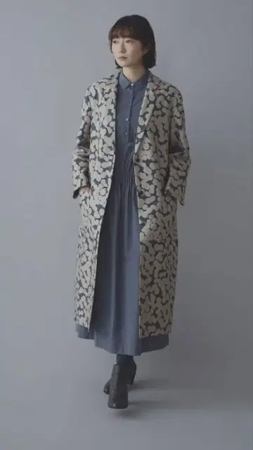 새상품급 mina perhonen soda water 코트 38