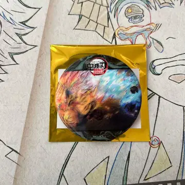 귀멸의 칼날 번개의 호흡 애니메이션 캔뱃지 아가츠마 젠이츠