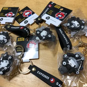 [ 5개 세트 ] 만박 한정판 산리오 블랙 미야쿠미야쿠 코스프레 키링