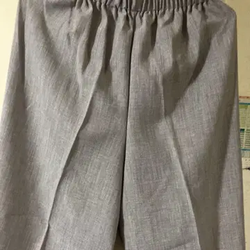 여성 그레이 스트레이트 레그 슬랙스 5L 사이즈