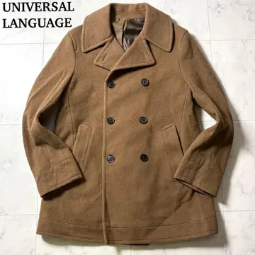 UNIVERSAL LANGUAGE Stelloni 캐시미어 혼방 피 코트