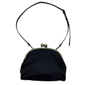 새상품급 russet deofactor 가마구치 숄더백 네이비