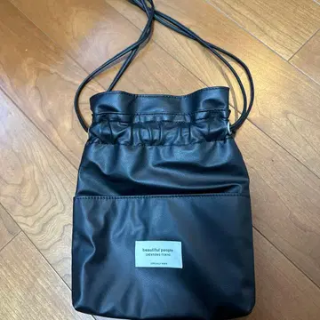 뷰티풀 피플 드로우 스트링 백 블랙