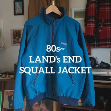 80s 90s 랜즈 엔드 스콜 자켓 나일론 자켓