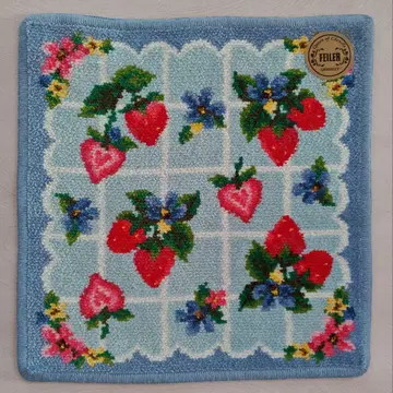 페일러 스트로베리 필드 쁘띠 손수건 페일 블루