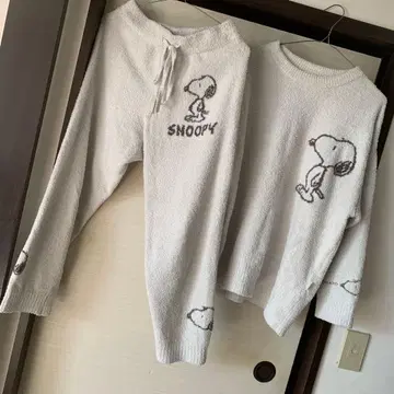 gelato pique 룸웨어 스누피 콜라보 상하의 세트