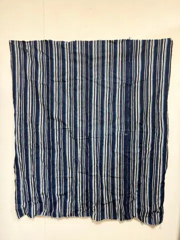 W11 빈티지 원단 오래된 줄무늬 목화 원단 고물 리메이크 재료 앤티크