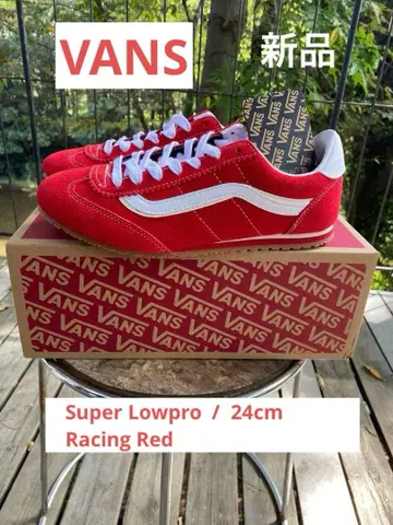새상품 VANS 스니커즈/SuperLowpro/레드