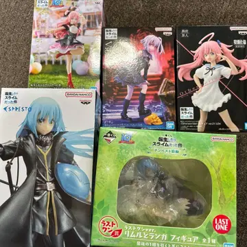 전생슬라임 프라이스 제일복권 라스트원 5점 세트 판매