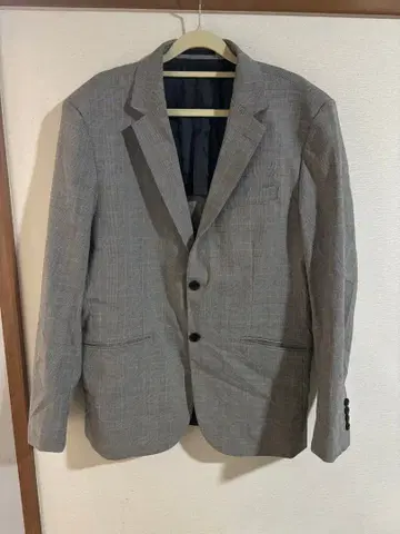 GU 테일러드 자켓 (글렌체크) XL 사이즈 셋업 상품