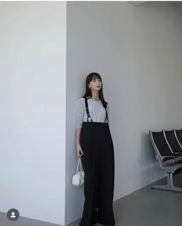 louren 서스펜더 팬츠