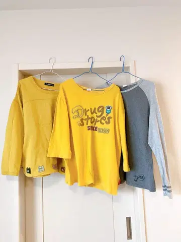 드럭 스토어즈 프리 사이즈 긴팔 티셔츠 트레이닝복