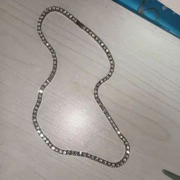 5mm 50cm 실버 지르코니아 테니스 목걸이 테니스 체인