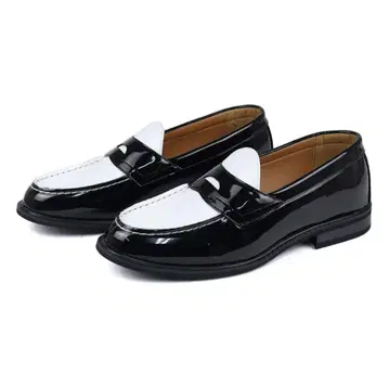 로퍼 블랙/화이트