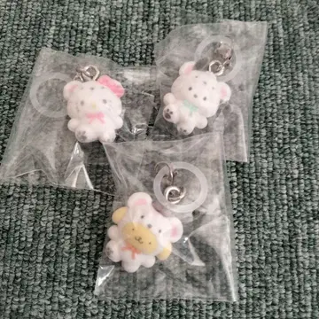 산리오 메지루시 액세서리 포근포근 스노우