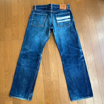 스트레이트 데님 다크 블루 사이즈 32