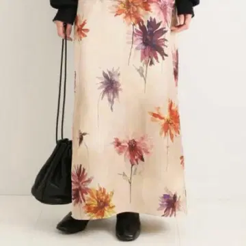 FRAMeWORK 프레임워크 꽃무늬 롱 스커트