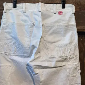 50s 빈티지 실명복각 헤드라이트 더블니 페인터 팬츠 화이트