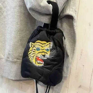 택 포함 새상품 M65 퀼팅 밀리터리 복조리백 토트 숄더 블랙