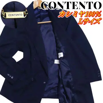 CONTENTO 컨텐토 캐시미어 100% 더블 테일러드 자켓 L