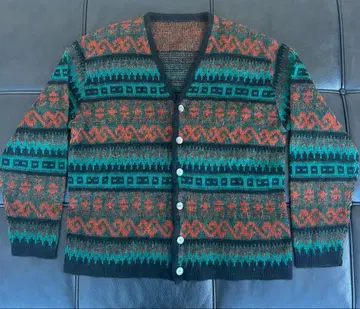 60s 모헤어 가디건 올 패턴