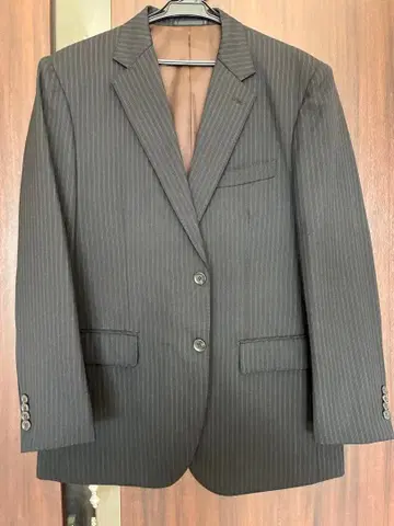 새상품급 타카큐 수트 셋업 스트라이프 L 사이즈