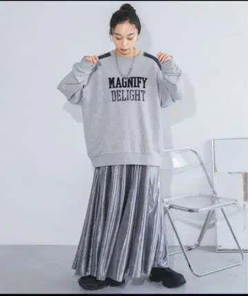 JEANASIS 맨투맨 트레이닝복 그레이