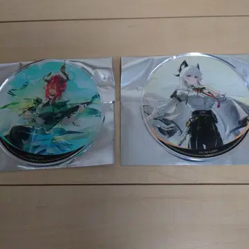 명조 x Gratte 아크릴 코스터 2세트