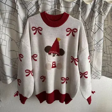 릴린린 스웨터 니트 리본