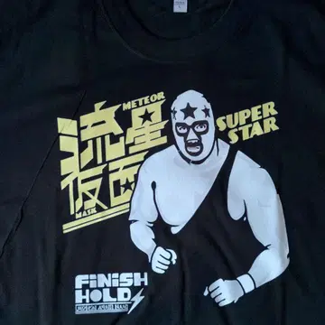 마스크드 슈퍼스타 유성가면 T셔츠 신일본 프로레슬링