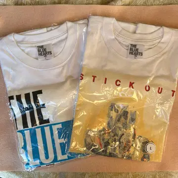 블루하츠 40주년 기념 T셔츠 2장 L 사이즈