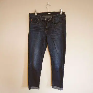 HUDSON 다크 블루 스키니진 진한 색상 심플 깔끔함