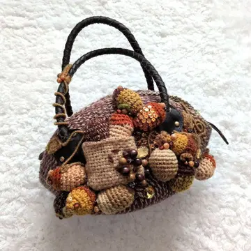 새상품급 mixage 미 나무 열매 핸드백