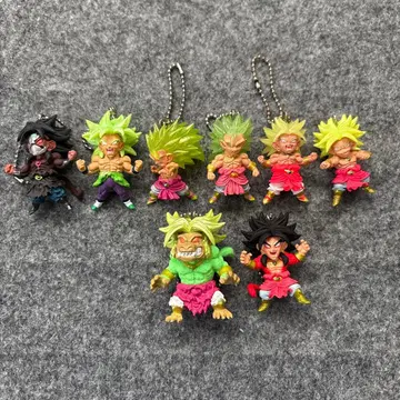 드래곤볼 브로리 피규어 키링 8개 세트