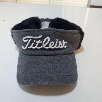 한국 Titleist 귀도리 포함 바이저 그레이