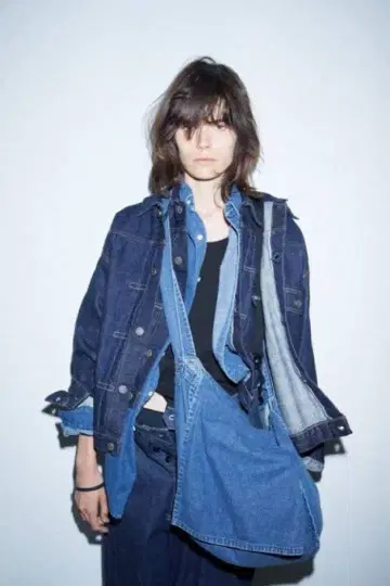 LENO 데님 숄더백