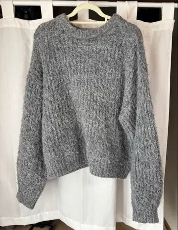 epnok 그레이 긴팔 니트 스웨터