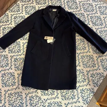 미사용 택 포함 렙심 체스터 코트 네이비 L 사이즈