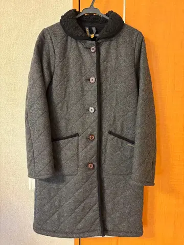라벤햄 사이즈 36 퀼팅 코트 그레이