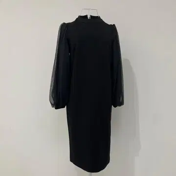 NORITAKE 시스루 소매 블랙 원피스 입학식 졸업식