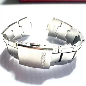 SEIKO 정품 스테인리스 스틸 벨트 20mm 푸시식
