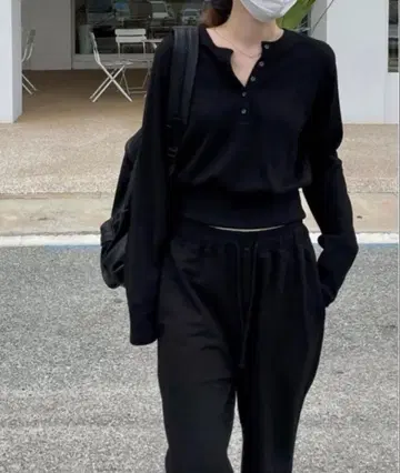 ZOZOTOWN by muni:r 리브 트레이닝복 블랙