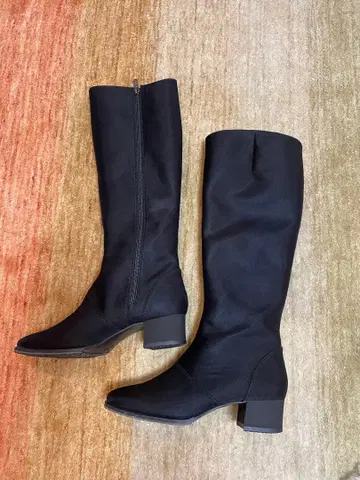 카네마츠 블랙 롱 부츠 24.0cm