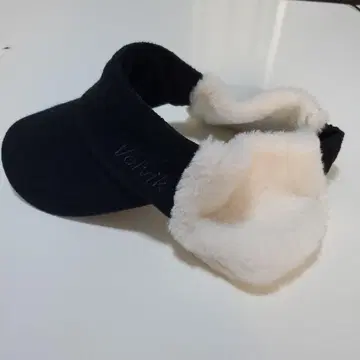 Volvik 귀도리 포함 바이저 블랙 프리 사이즈