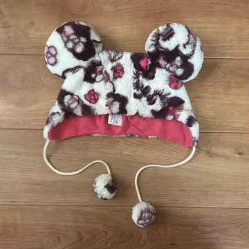 미키풍 귀달이 플리스 모자