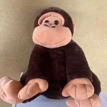 브라운색 원숭이 봉제 인형 약 30cm