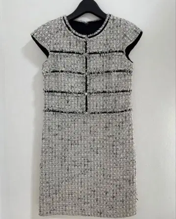 ANAYI 트위드 반팔 원피스