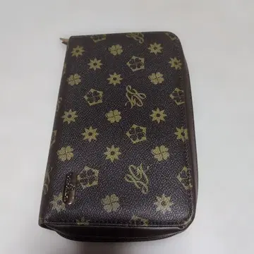 꽃무늬 장지갑 카드 포켓 다수