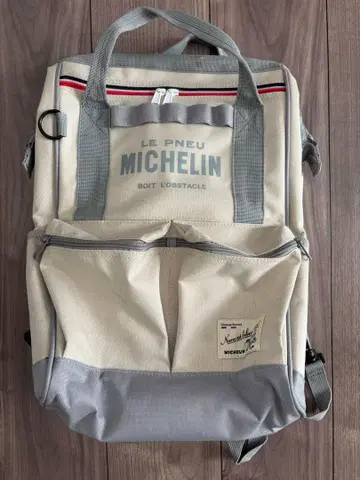 MICHELIN 캐주얼 백팩 베이지